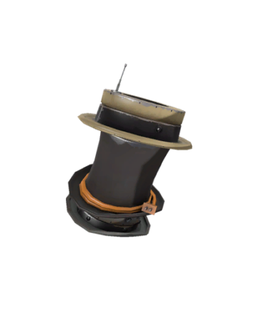 Unusual Towering Titanium Pillar of Hats