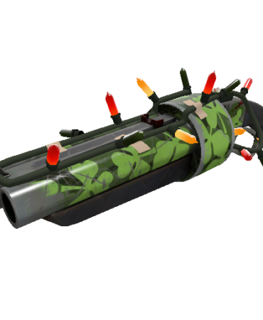 Strange Festivized Killstreak Clover Camo’d Scattergun (Well-Worn)